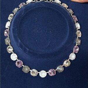 Elegant Multicolor Crystal Statement Necklace - Women Jewelry